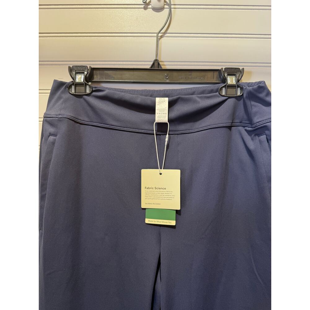 NWT Halara Flex DayStretch Mid Rise Side Zipper Pocket Work Flare Pants Size LP - Picture 3 of 13